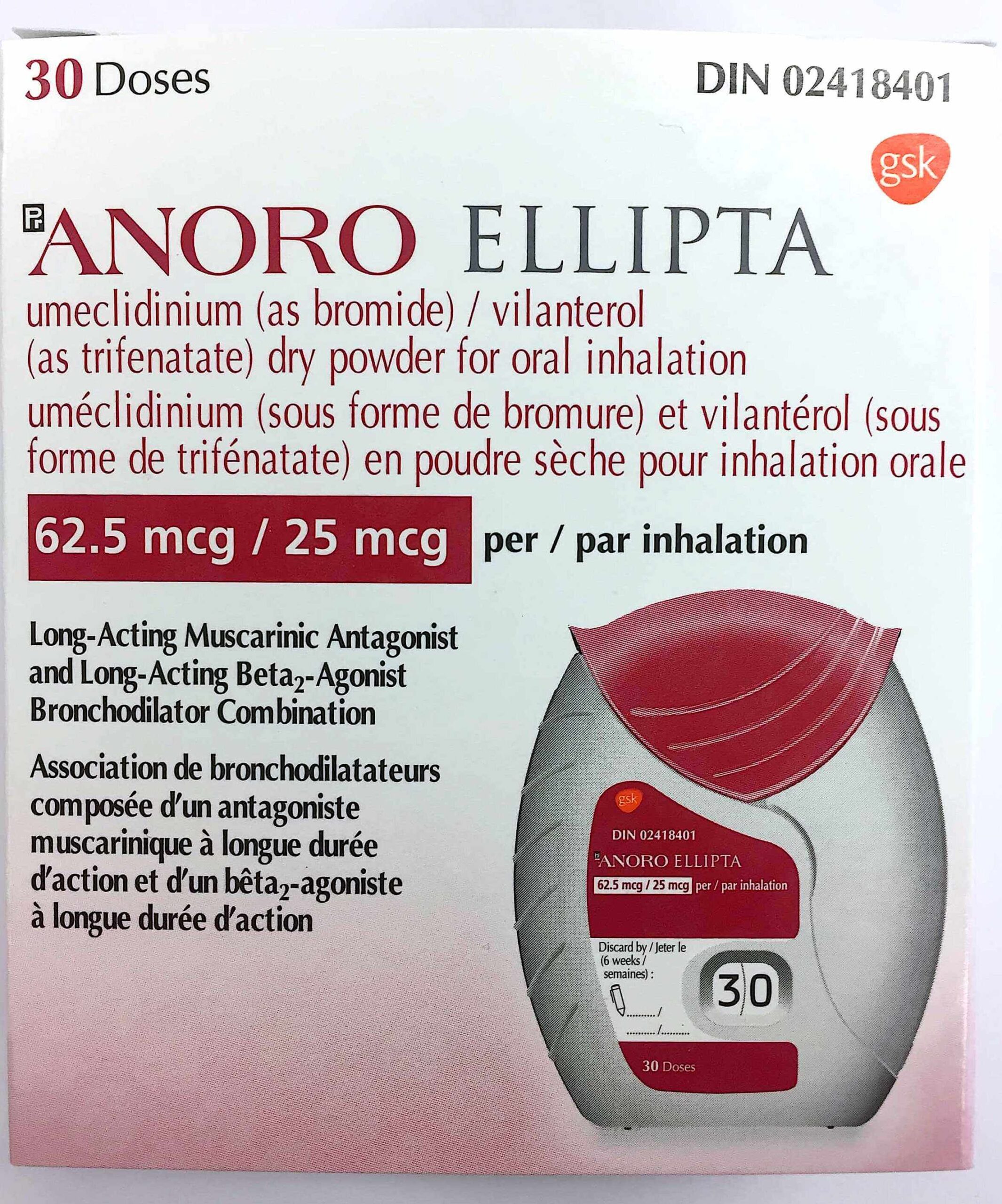 Buy Anoro Ellipta Online