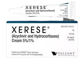 Xerese (Acyclovir / Hydrocortisone)