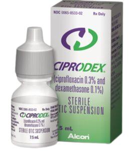 Ciprodex Otic Suspension (Ciprofloxacin/Dexamethasone)