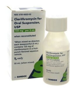 Biaxin Oral Suspension (Clarithromycin)