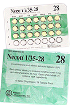 Necon (Norethindrone/Ethinyl Estradiol)