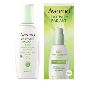 Aveeno Positively Radiant Daily Moisturizer (Avobenzone/Homosalate/Octisalate/Octocrylene/Oxybenzone)
