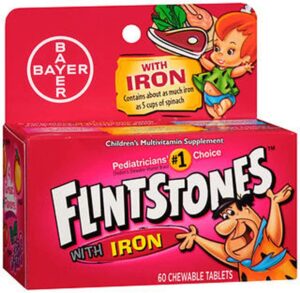 Flintstones Plus Iron Multivitamins