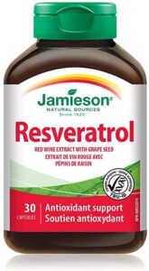 Jamieson Brand Resveratrol Red Wine Extract with Grape Seed