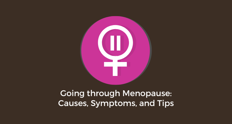 Going through menopause clipart