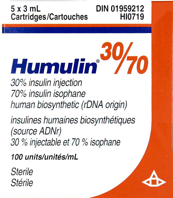 Buy Humulin 30 / 70 Cartridge Online